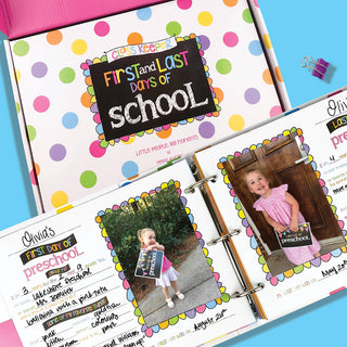 Mom Must-Have School Keepsake Kit | Class Keeper, Photo Prop Deck & School Stickers + BONUS App Membership