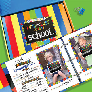 Mom Must-Have School Keepsake Kit | Class Keeper, Photo Prop Deck & School Stickers + BONUS App Membership