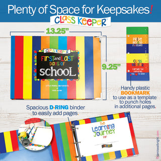 Mom Must-Have School Keepsake Kit | Class Keeper, Photo Prop Deck & School Stickers + BONUS App Membership