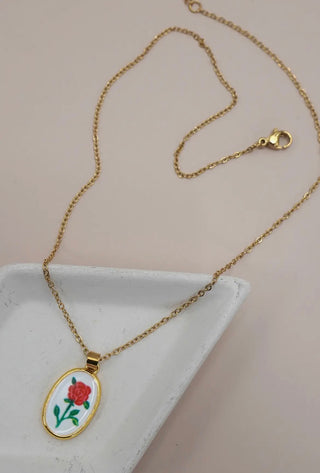 Floral Party Necklace