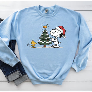 Snoopy Dog Crew Sweatshirt