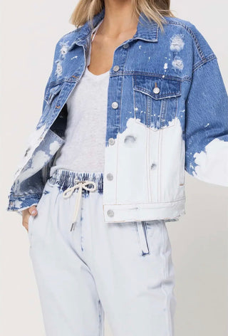 Coastal Splash Denim Jacket
