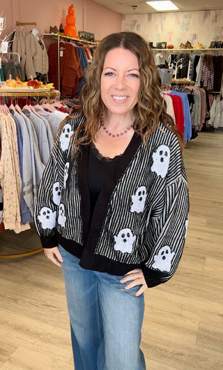 Ghost Sequin Sweater