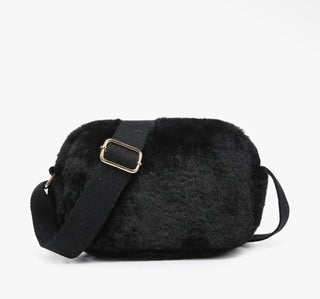 Geneva Faux Fur Belt Bag – Crossbody Style