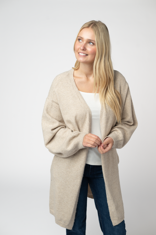 IN STOCK Cozy Cardigan - Tan