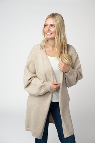 IN STOCK Cozy Cardigan - Tan
