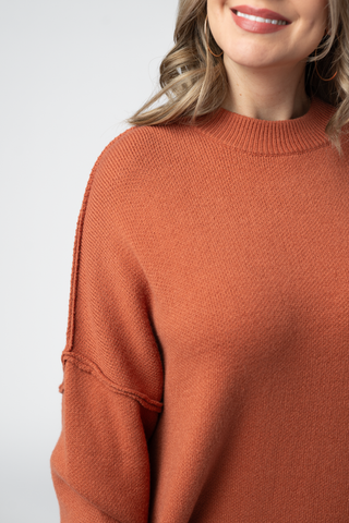 IN STOCK Aurora Cozy Sweater - Pumpkin Spice