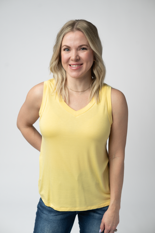 IN STOCK Noelle Tank - Lemon