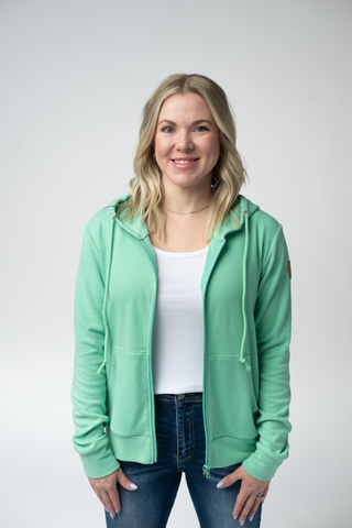 IN STOCK Fullzip Hoodie - Aquamarine