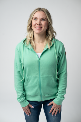 IN STOCK Fullzip Hoodie - Aquamarine