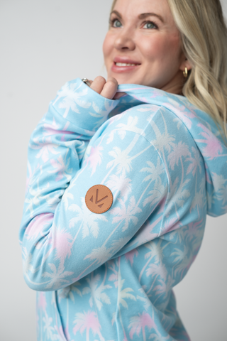 IN STOCK Fullzip Hoodie - Aqua Palm