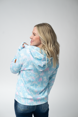 IN STOCK Fullzip Hoodie - Aqua Palm