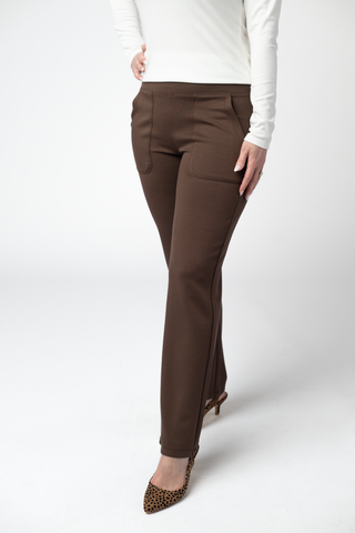 09.09 EN ROUTE Luxe Ankle Bottoms- Brown