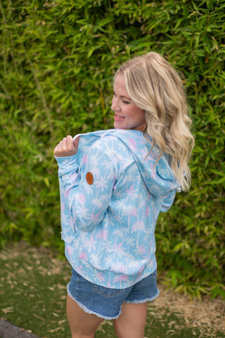 IN STOCK Fullzip Hoodie - Aqua Palm