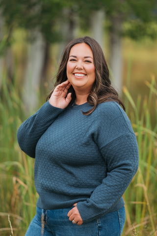 IN STOCK Gianna Pullover Sweater - Teal