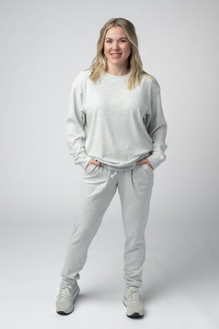 IN STOCK Corrine Joggers - Light Grey