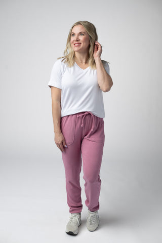 IN STOCK Corrine Joggers - Rose
