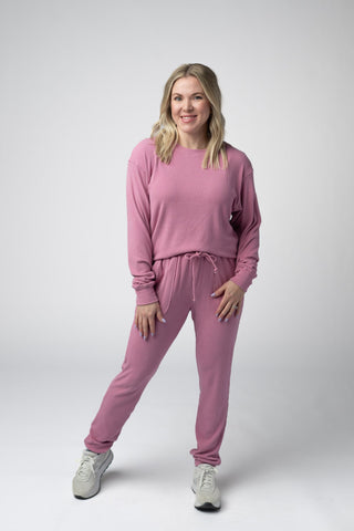 IN STOCK Corrine Joggers - Rose