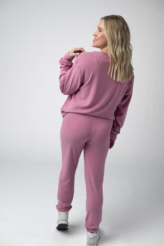 IN STOCK Corrine Joggers - Rose