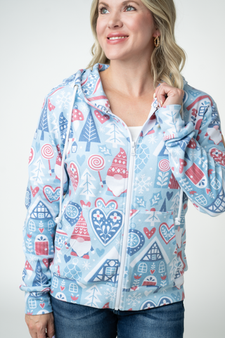 IN STOCK Fullzip Hoodie - Winter Gnome