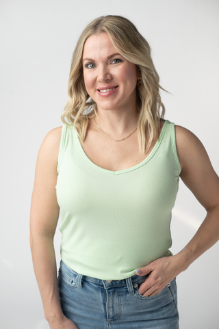IN STOCK Kennedy Tank - Lime