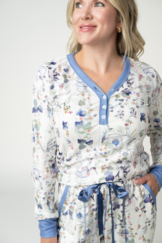 IN STOCK Cozy Pajama Set - Olive Meadow