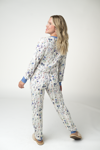 IN STOCK Cozy Pajama Set - Olive Meadow