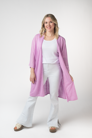 IN STOCK Ellie Cover-Up Kimono - Lilac