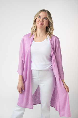 IN STOCK Ellie Cover-Up Kimono - Lilac