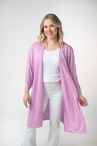 IN STOCK Ellie Cover-Up Kimono - Lilac
