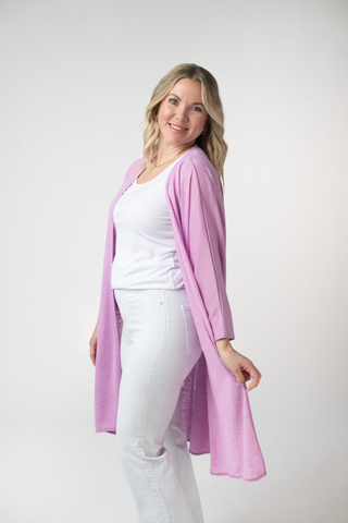 IN STOCK Ellie Cover-Up Kimono - Lilac