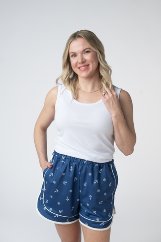 IN STOCK Dolphin Shorts - Nautical Navy