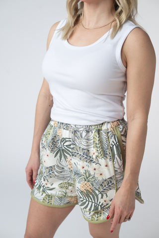 IN STOCK Dolphin Shorts - Pineapple Leaf