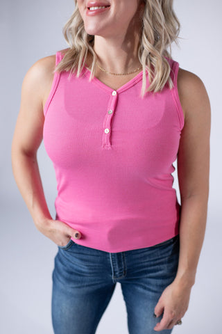 IN STOCK Addison Tank - Pink
