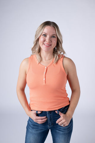 IN STOCK Addison Tank - Orange FINAL SALE