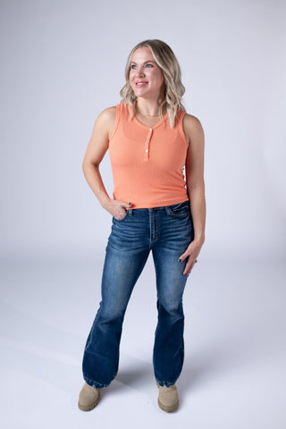 IN STOCK Addison Tank - Orange FINAL SALE