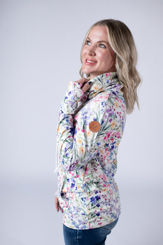 IN STOCK Soft Funnel Neck - Cottage Floral FINAL SALE