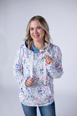 IN STOCK Hailey Pullover Hoodie - Cottage Floral