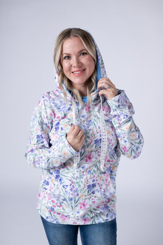 IN STOCK Hailey Pullover Hoodie - Cottage Floral
