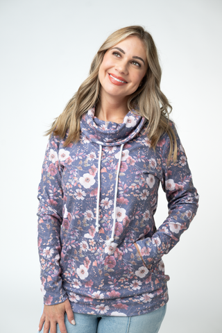 IN STOCK Classic Funnel Neck - Blushwood Floral