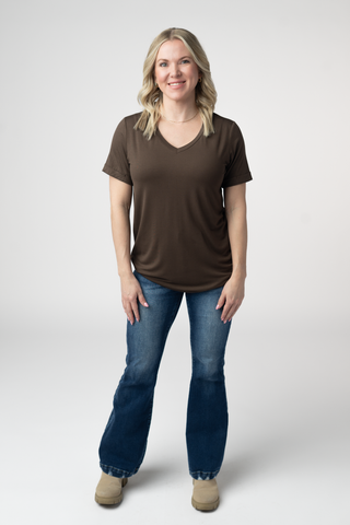 IN STOCK Sophie Top - Brown