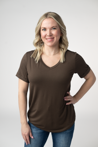 IN STOCK Sophie Top - Brown