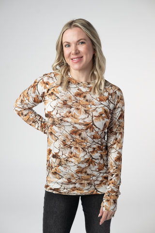 IN STOCK Blair Long Sleeve Top - Woodsy Camo