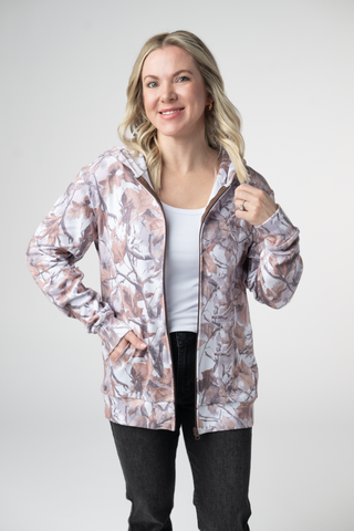 09.09 EN ROUTE Fullzip Hoodie - Woodsy Camo