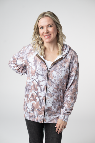 09.09 EN ROUTE Fullzip Hoodie - Woodsy Camo