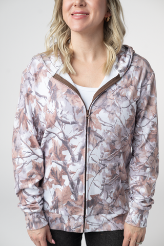 09.09 EN ROUTE Fullzip Hoodie - Woodsy Camo