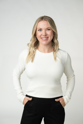 IN STOCK Reese Ribbed Long Sleeve Top - Ivory
