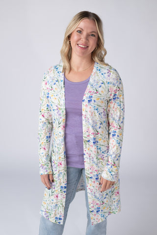 IN STOCK Classic Cardigan - Cottage Floral FINAL SALE