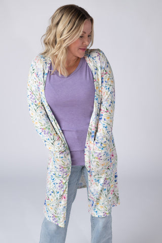 IN STOCK Classic Cardigan - Cottage Floral FINAL SALE