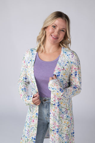 IN STOCK Classic Cardigan - Cottage Floral FINAL SALE